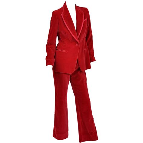 gucci tuxedo white|Gucci red velvet suit.